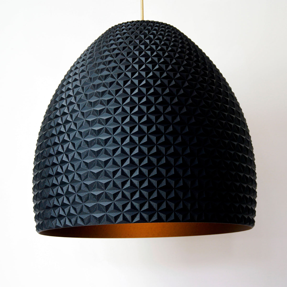 Luxury Black Geometric Pendant Light – Sculptural Designer Ceiling Lighting