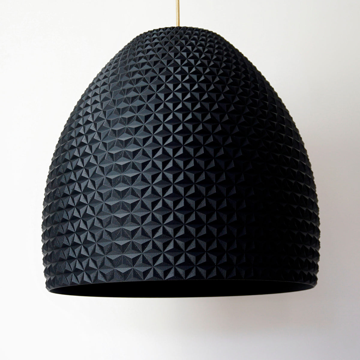 Luxury Black Geometric Pendant Light – Sculptural Designer Ceiling Lighting