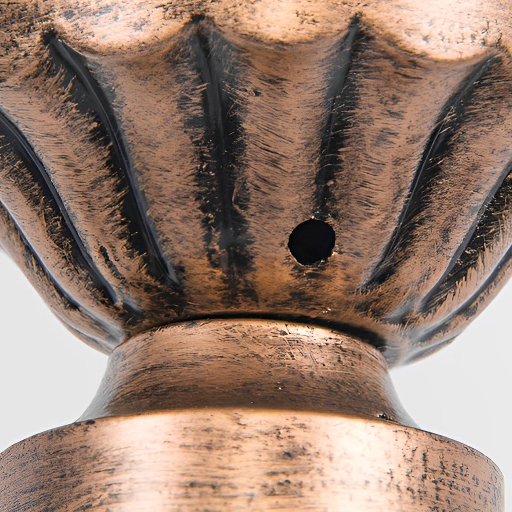 Bronze Retro Hardwired Post Light | Aluminum Outdoor Lamp