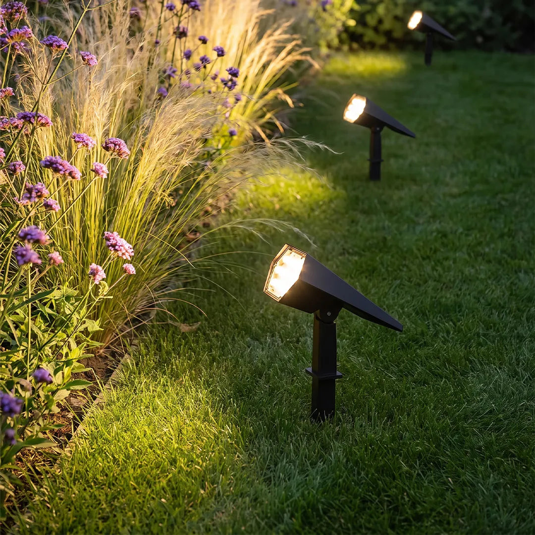 2-Pack Solar Flood Spotlight | RGB Landscape Tree Light