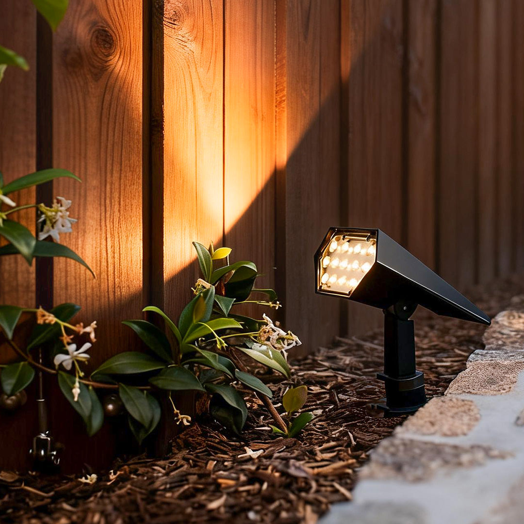 2-Pack Solar Flood Spotlight | RGB Landscape Tree Light