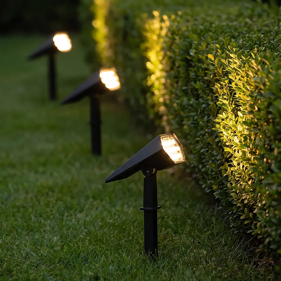 2-Pack Solar Flood Spotlight | RGB Landscape Tree Light