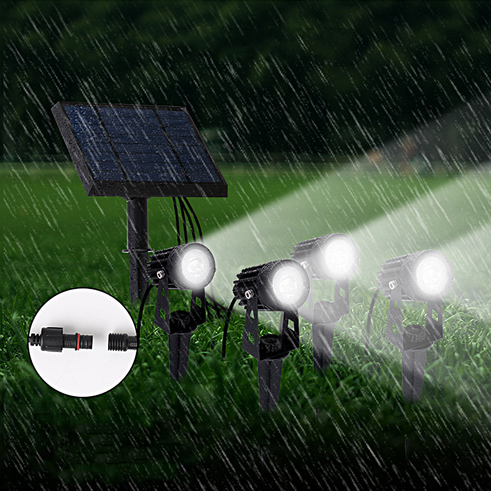Solar Multi-Head Spotlight | 270° Landscape Tree Light