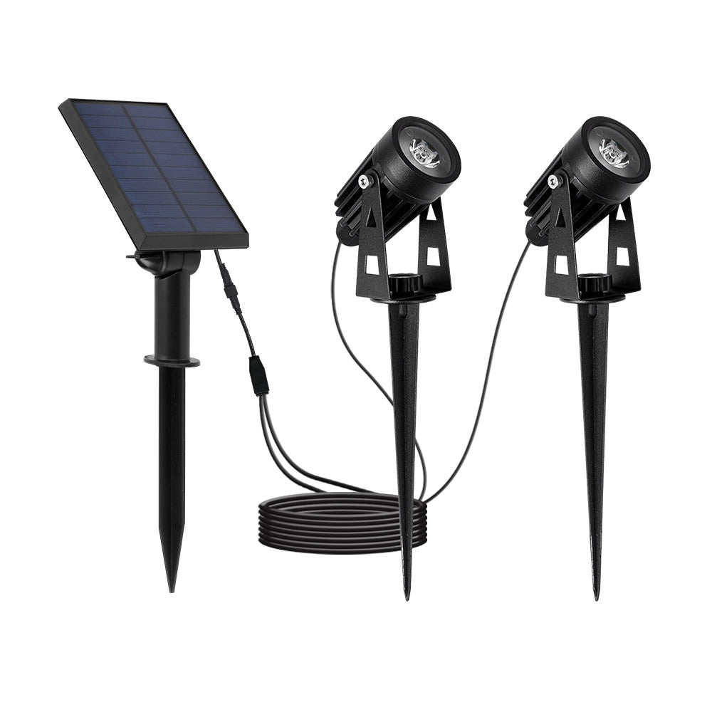 Solar Multi-Head Spotlight | 270° Landscape Tree Light